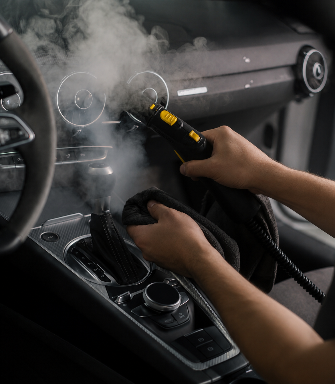 Detailing a vehicle with care